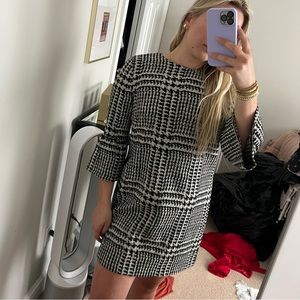 Zara plaid dress
